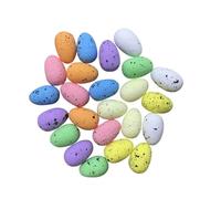 SOPOTUTU 150 Pcs Colorful Simulated Quail Eggs 1.8cm Fake Easter Eggs for Easter Basket Fillers and Decorative Play Food Random Color