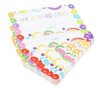 SOPOTUTU 150 Sheets Student Reward Cards with Cartoon Designs Punch Cards for Classroom Behavior Encouragement Creative Teaching Incentive for Teachers and Students Each