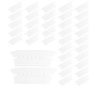 SOPOTUTU 150pcs Clear Hanging File Tab Holders with Transparent Label Sleeves for Vertical Document Organization Index Tabs for Home Office Filing Space-Saving File Folder Inserts