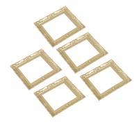 SOPOTUTU 15pcs Mini House Decor Delicate Resin Mini House Small Shabby Chic Photo Frame Display
