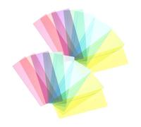 SOPOTUTU 16Pcs Colorful Reading Guide Strips for Clear PVC Overlays Student Bookmarks Comprehension Retention Suitable for All Book Types Classroom Reading Aid