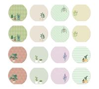 SOPOTUTU 16pcs Self-adhesive Plant Shaped Small Note Pads Cute Cactus Spring Theme Mini Sticky Notepads for Women Office School Classroom Decor Teacher Supplies