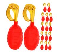 SOPOTUTU 16pcs Water Spray Ring Prank for April Fools Day Halloween Party Plastic Squirt Ring for Fun Summer Entertainment and Practical Joke Games