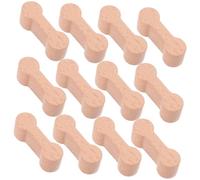 SOPOTUTU 16pcs Wooden Train Track Connectors Adaptors for Educational DIY Play Sturdy Hands Wooden Rail Joiners for Stable Creative Track Building