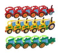 SOPOTUTU 18 Pcs Childrens Plastic Farm Truck Rings Construction Vehicle Jewelry for Party Prizes and Classroom Rewards for Harvest Season Celebrations