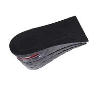 SOPOTUTU 1pair Height Increasing Insoles Invisible Inner Shoe Pads Three Cushion for Comfort Ventilated and Shockproof Design for Casual and Formal Footwear