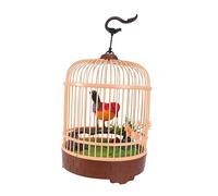 SOPOTUTU 1pc Creative Voice Activated Parrot Toy Portable Birdcage Plaything No Battery Required Stimulates Imagination Fun Educational Toy for Khaki