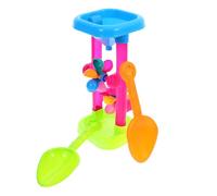 SOPOTUTU 1Set Beach Sand Hourglass Water Wheel and Windmill Playset for for Boys Develops Logic and Coordination Skills