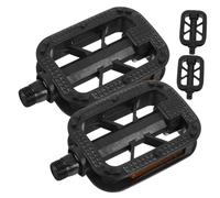 SOPOTUTU 2 Pairs Bike Pedals Replacement with American Thread Wear Plastic Cycling Accessories for Boys and Widened Non Corrosive Pedals for Comfortable and Safe Riding