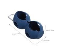 SOPOTUTU 2 Pcs Golf Set Protective Carrier Golf Ball Holder for Bag Cover Storage Holder Case Hand Bags Accessory Silica Gel Blue