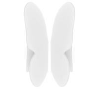 SOPOTUTU 2 Pcs White Butterfly Cabinet Knobs Set, Zinc Alloy Kitchen Cabinet Handles for Wardrobe, Dresser and Cupboard Doors, Folding Closet Door Hardware