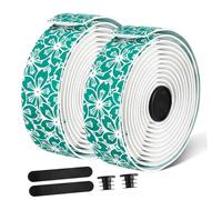 SOPOTUTU 2 Rolls Skid Bike Handlebar Tape Wrap with Cushioned Comfort Wear Resistant PU Material Bright Color Options for Road Bikes Replacement Grip Accessory