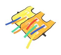 SOPOTUTU 2 Sets Chasing Game Vest with Belt for Outdoor Training Development for Kindergarten Social Skills Craftsmanship S Active Play Game