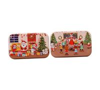 SOPOTUTU 2 Sets Christmas Wood Jigsaw Puzzle for Educational DIY Intelligence Game for Cognitive Development Hands Learning and Manipulative Skill Training