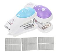 SOPOTUTU 2 Sets Mini Hand Staplers with Staples Astronaut Themed Binding Tools Portable Office and School Fastening Kit Comfortable Grip for Students and Professionals