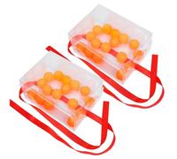 SOPOTUTU 2 Sets Pong Ball Game Props for Adults Interactive Party with Balls Per Random Colors Fun Waist Shake Entertainment for Weddings Clubs and Activities Random Color