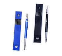 SOPOTUTU 2 Sets Premium Mechanical Pencils for Carpenters and Drawing Non Slip Metal Body with High Break Resistance Retractable Lead for Precise Marking and Sketching Portable Art and