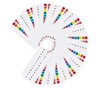 SOPOTUTU 20 Sets Colorful and White Alphabet Tabs Letters Self Adhesive Page Tabs for Binders Books Notes Files Vibrant Sticky Index for Easy Document Sorting and Quick Access