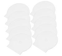 SOPOTUTU 20pcs Clear CD Storage Cases Portable DVD Holders Reusable Single Disc Protectors Lightweight PP Material Compact Organizer for Home Office and Travel