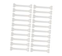 SOPOTUTU 20pcs Fake Human Bones Halloween Decoration Lightweight Plastic Props Realistic Skeleton Parts for Haunted Houses Stage Performances and Costume Accessories