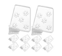 SOPOTUTU 20pcs Fridge Door Divider Organizer Plastic Refrigerator Shelf Separator for Household Freezer Multipurpose Storage for Snacks Condiments and Small Items