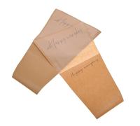 SOPOTUTU 20pcs Kraft Flower Sleeve Bags Bouquet Wraps Vintage Design Floral Packaging for Valentine's Day Wedding Mother's Day Party Decorations