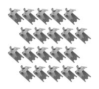 SOPOTUTU 20Pcs Metal Freezer Shelf Clips for Refrigerator Wire Rack Support Pegs Commercial Cooler Shelf Replacement Parts for Fridge