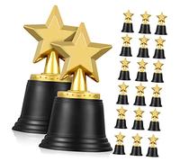SOPOTUTU 20Pcs Plastic Trophies for Lightweight Award Trophy for Parties Classroom Supplies Sports Banquets and Ceremonies Creative for Celebrating Achievements