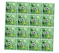 SOPOTUTU 20pcs Soccer Printed Napkins for Football Parties Reusable Birthday and Sports Event Napkins Absorbency for Clean Dining for Camping and Holidays