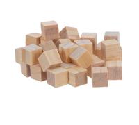 SOPOTUTU 240Pcs 1X1Cm Unfinished Pine Wood Cubes for DIY Crafts, Small Square Wooden Blocks for Preschool Stacking, Carving, and Decorative Projects