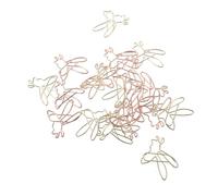 SOPOTUTU 24Pcs Bee Shaped Small Metal Paper Clips Zinc Alloy Office Document Clips for Business Cards Notes Photos Files Scrapbooks Organization