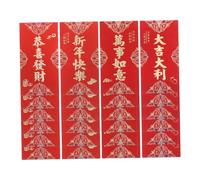 SOPOTUTU 24pcs Chinese Red Envelopes with Classical Patterns and Blessing Words Thickened Lunar Year Hong Bao Money Holders Versatile Wrappers for Weddings Birthdays and Celebrations