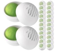 SOPOTUTU 24pcs Shoe Deodorizer Balls Lightweight Plastic Odor for Gym Bags and School Lockers Air Freshening Shoe Fresheners
