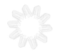 SOPOTUTU 24pcs Travel Toothbrush Protective Cases Lightweight Toothbrush Head Covers with Dustproof and Deformation Features for Camping Business Trips