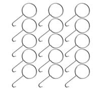 SOPOTUTU 25Pcs Stainless Steel Drain Grate Key Set Metal Shower Drain Lifting Hooks 60Mm Flat Puller for Maintenance and Cleaning Tools