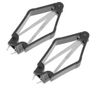 SOPOTUTU 2PCS Anti-Static Plcc Removal Tool Spring Assisted Ic Chip Puller for Motherboard and Microcontroller Repair with Insulated U-Shaped Design