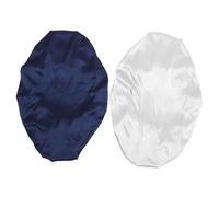 SOPOTUTU 2pcs Bassinet Mattress Fitted Sheets for Newborns Breathable Imitation Silk Cradle Covers Soft Smooth Fabric Safe Bedding Grey and Navy Suitable for Various Home Decor Styles