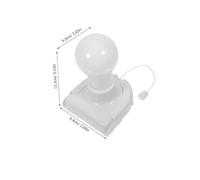 SOPOTUTU 2pcs Battery Powered LED Pull Cord Night Light Portable Wireless Hand-Pull Lamp for Bedroom Closet Cabinet Emergency Use Energy Efficient Bright LED Bulbs Easy No-Wire Installation