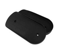 SOPOTUTU 2pcs Black Plastic Elliptical Trainer Pedals Replacement Non-slip Aerobic Stepper Step Platform for Home Fitness Equipment Stable Exercise Stepper Platform Compatible with Rowing