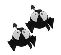 SOPOTUTU 2pcs Cute Devil Car Antenna Topper Car Roof Ornament Halloween Bat Decorative Antenna Pendant Vehicle Exterior Accessories for Automotive Roof