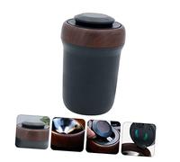 SOPOTUTU 2pcs Detachable Car Ashtray with LED Light and USB Rechargeable Cigarette Lighter Smokeless Auto Ash Container with Lid for Clean and Convenient Use Car Home Office Fathers and