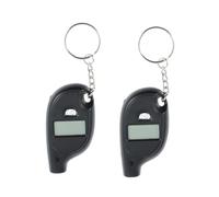 SOPOTUTU 2Pcs Digital Tire Pressure Gauge Keychain with LCD Display Accurate Nozzle Seal for Car Truck Motorbike Ergonomic Non-slip Mini Air Pressure Tester