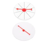 SOPOTUTU 2pcs Draw Game Wheel DIY Lottery Turntable with Wall Hanging Design Pointer Lightweight Party Fortune for Carnivals and Trade Shows