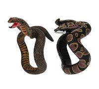 SOPOTUTU 2Pcs Educational Realistic Snake for Lightweight Animal Bracelets Creative Horrific Bracelet for Halloween Play