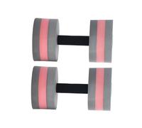 SOPOTUTU 2pcs Eva Floating Dumbbells for Swimming and Yoga Durable Lightweight Pool Weights for Men and Women Low Water Absorption Aquatic Exercise Equipment in Gray Red