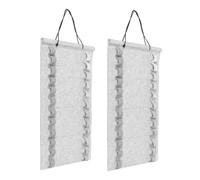 SOPOTUTU 2pcs Felt Karate Belt Display Rack Wall-mounted Martial Arts Belt Organizer for Taekwondo Karate Hanging Storage Stand Space-saving Holder for Martial Art Learners