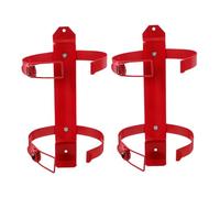 SOPOTUTU 2pcs Fire Extinguisher Stand Heavy Duty Wall Mount Brackets Fire Extinguisher Holder Support for Quick Retrieval and Resilient Compatible with Various