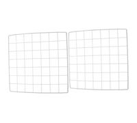 SOPOTUTU 2pcs Freezer Racks Metal Wire Shelf Divider Refrigerator Storage Divider for Chest Freezer Organizers