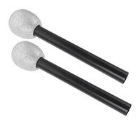 SOPOTUTU 2pcs Glitter Fake Microphone Props for Kids, Simulation Plastic Microphone Toys for Children’s Party Favors and Pretend Play Accessories
