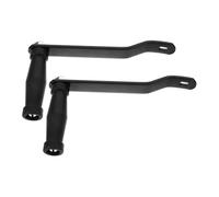SOPOTUTU 2pcs Heavy Duty Galvanized Iron Winch Handle for Boat Trailer Replacement Ergonomic Crank with Wear Resistant Grip for Car Camper Use